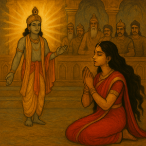 draupadi seeks krishna's help