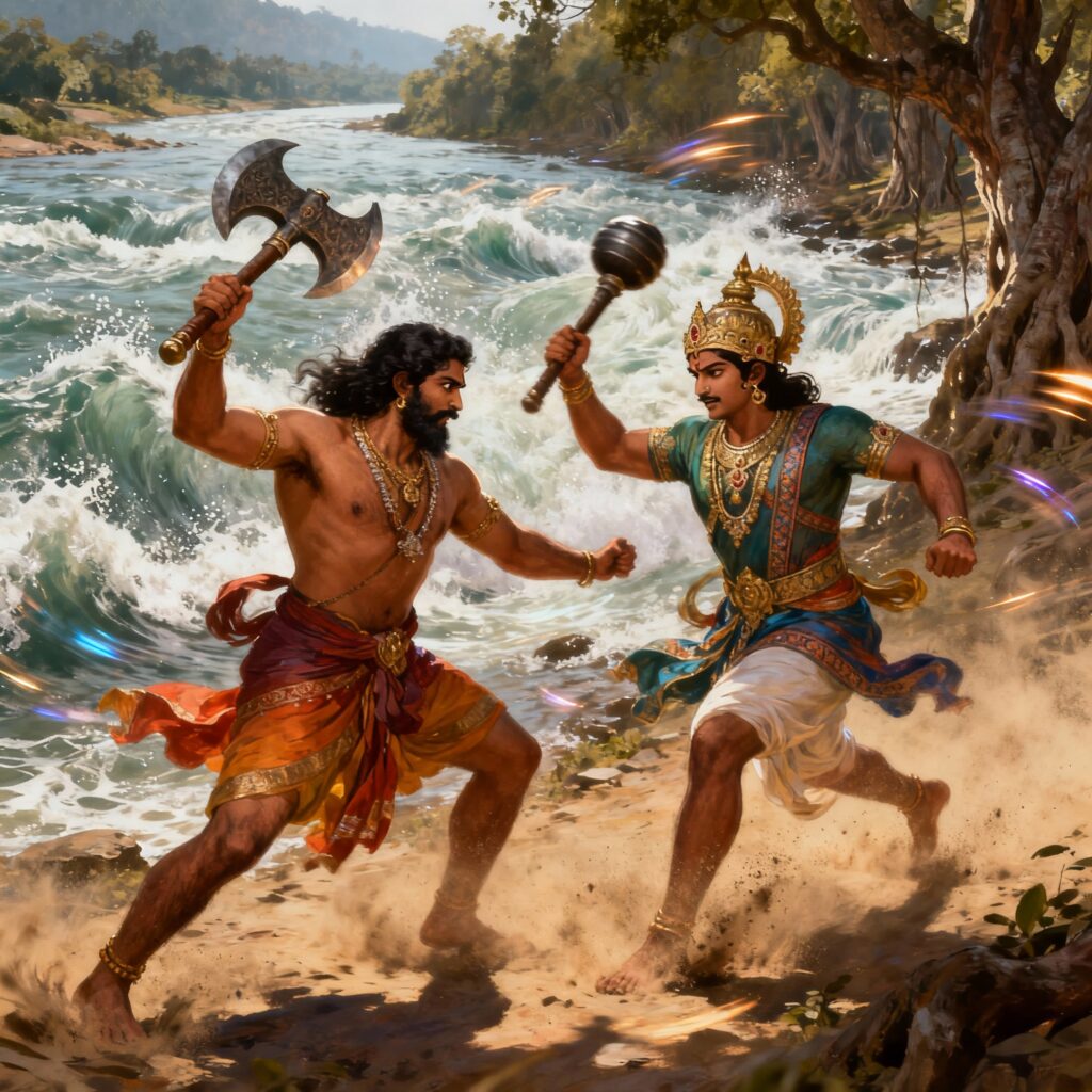 Parashurama and Karthaveerajuna