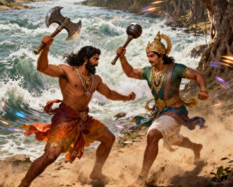 Parashurama and Karthaveerajuna