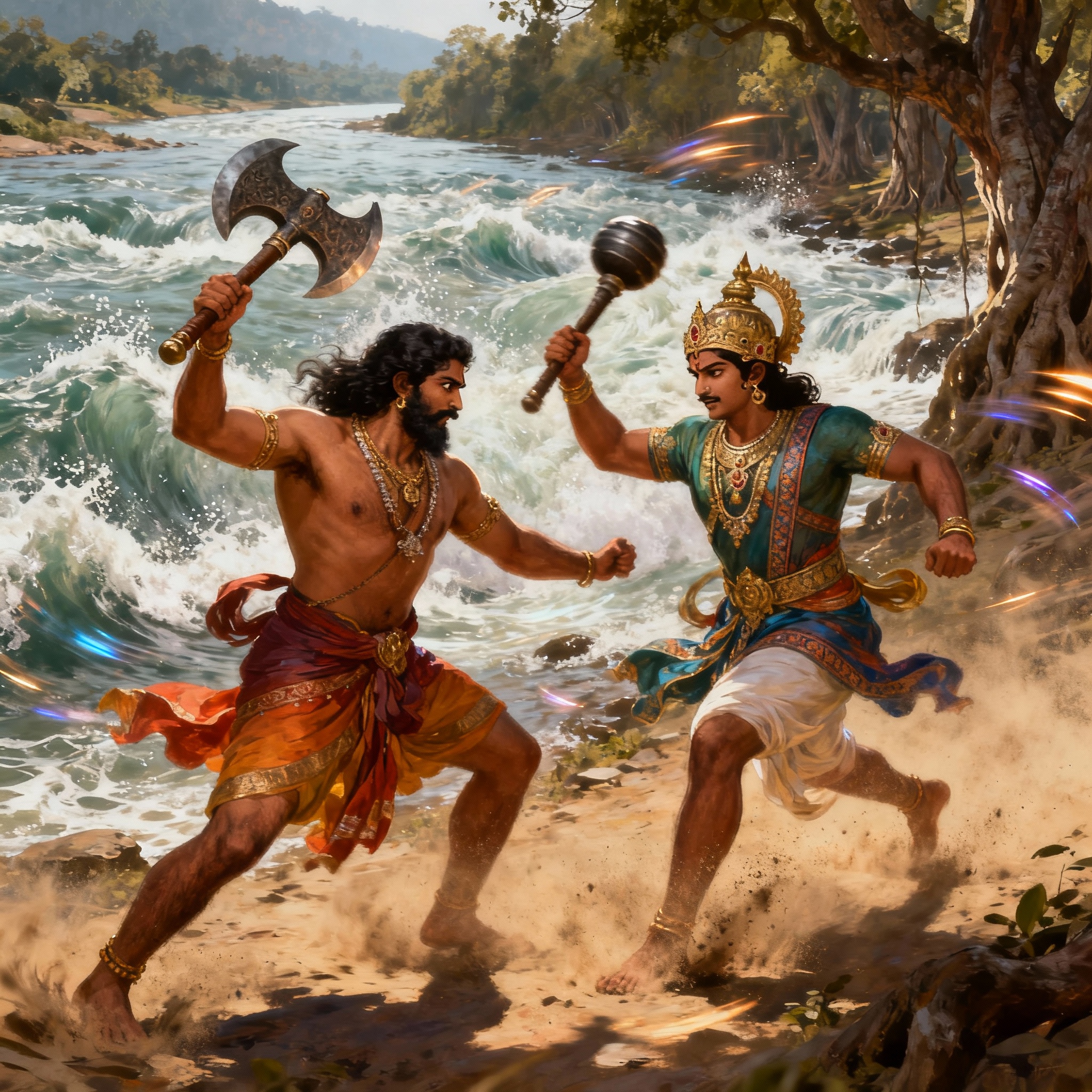 Parashurama and Karthaveerajuna