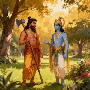 Parashurama meets Krishna