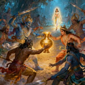 Mohini Appears at the Samudra Manthan