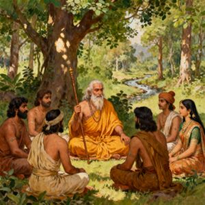 Markandeya, the Pandavas, and Draupadi