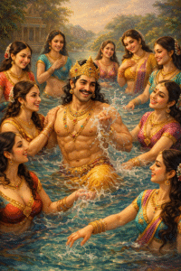 Trinavarta as King Sahasraksha