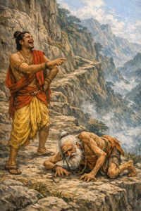 Aghasura as the haughty Agha