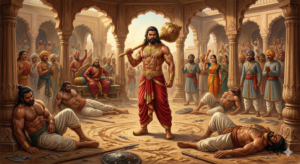 Bhima Wins Balandhara's Hand 