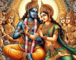 Shubhadra and Abhimanyu