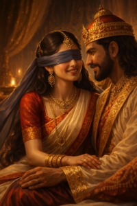 Gandhari and Dhritarashtra