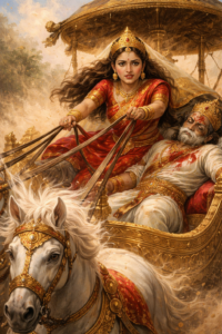 Kaikeyi and Dasharatha