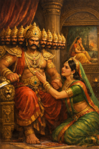 Mandodari and Ravana