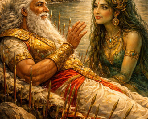 Oghavati Talking to Bhishma