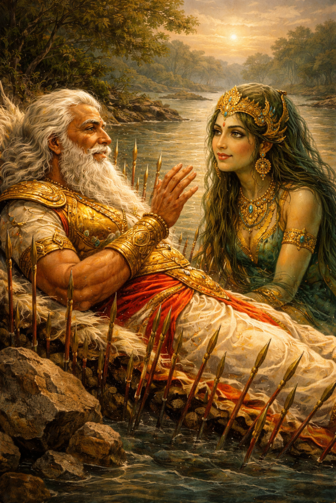 Oghavati Talking to Bhishma