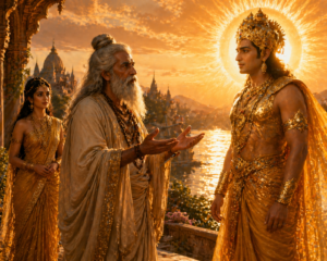 Sage Vasishtha Seeks Tapati's Hand