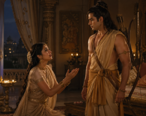urmila pleading with lakshmana 