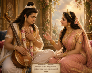Tumburu and Rambha