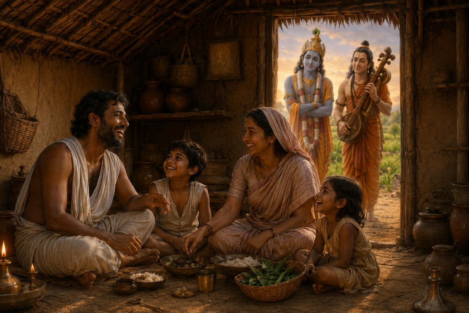 Satyaki and his family - work life balance