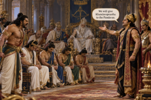 Foundation of Indraprastha is laid in the Kuru court