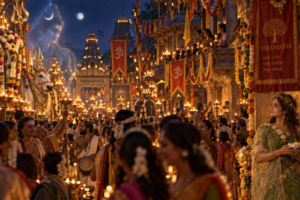 Lord Shiva's festival in Varanavata